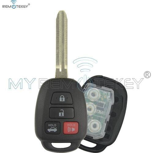 Remtekey Fits for Toyota Hyq12bdm 4 Button remote Key Fob 89070-06421/06420 fob key 4 button 314.4Mhz with H chip car key