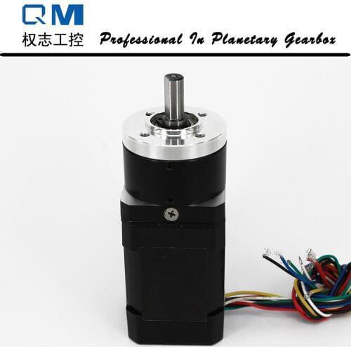 Nema 17 60W 24V gear brushless dc motor planetary reduction gearbox ratio 4:1