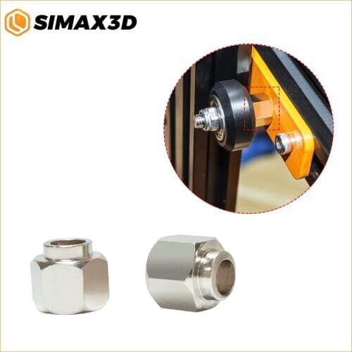 SIMAX3D 10pcs Eccentric Spacer Apply V-Slot Rail V-Wheels Eccentric Column isolation Screw Nut for Reprap 3D Printer DIY Parts