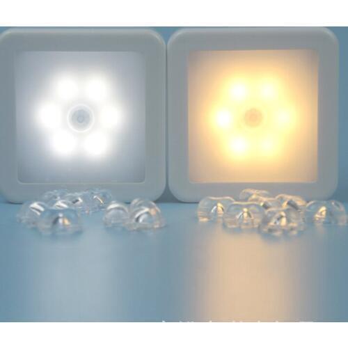 LED Wireless PIR Motion Sensor Activated Night Light Control Lamp Closet Corridor Nightlight Induction Lamp Light Corridor Hotel