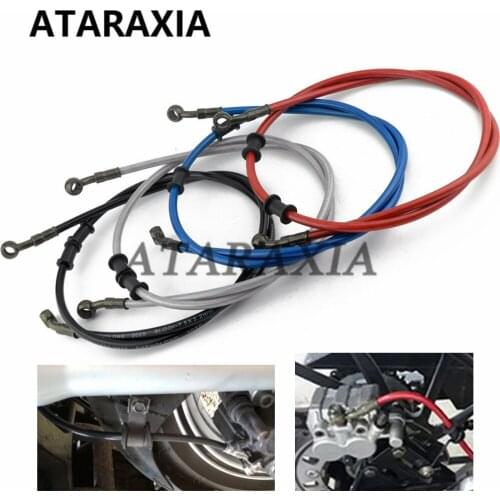 Universal Motorcycle brake Hose Braided Steel Brake Clutch Oil Hose Line Pipe Tube Brake Tubing For Scooter ATV Dirt Pit Bike