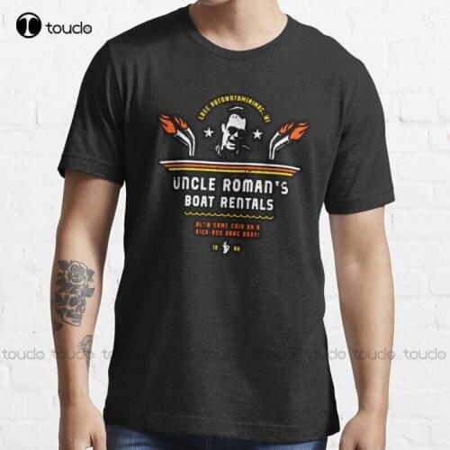 New Uncle RomanS Boat Rentals Funny Shirt T-Shirt Cotton Tee Shirt S-5Xl T Shirt mens t shirts Unisex