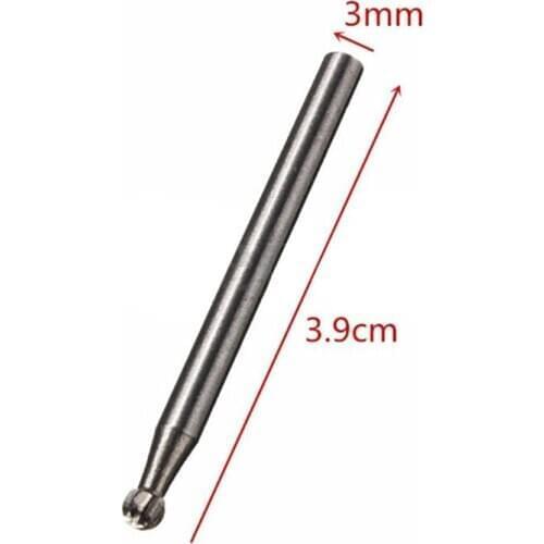 10x Steel High Speed Burr Grinding Bit Wood Carving Rasp For 1/8 Shank Tool Set