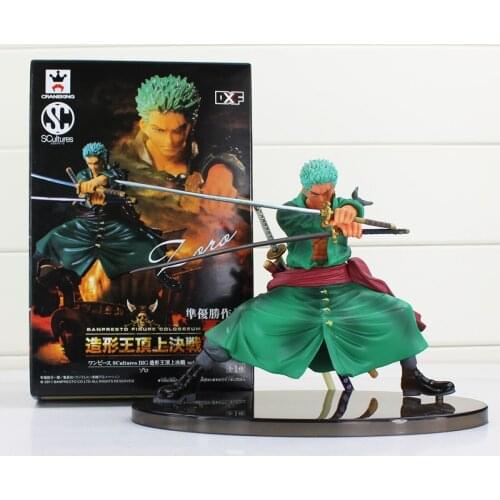 12cm Anime Roronoa Zoro PVC Figures Toy Cool Decisive Battle Version Collection Model Toys Figure