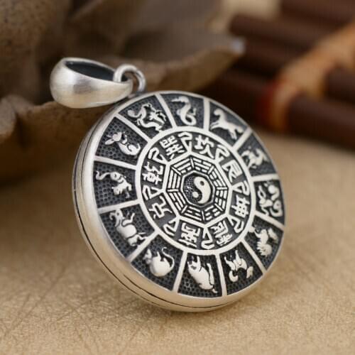2018 Time-limited Direct Selling Buddhism In Chinese Zodiac Accessories Wholesale Fine Pendant Rotating Gossip Unisex Product