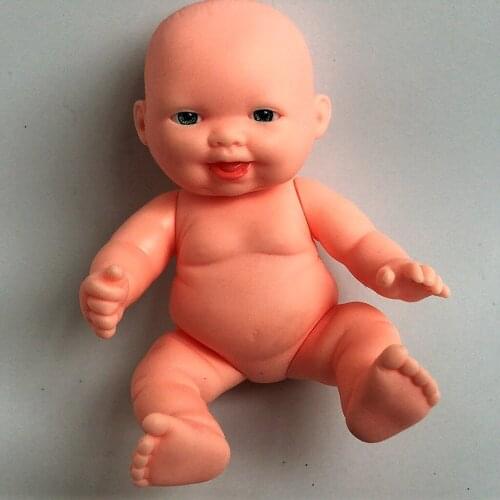 4.33-inches Realistic Newborn Vinyl Toddler Lovely Baby Girl Doll Model