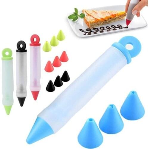 4 silicone pastels, cookies, cake pens, writing pens, pacifiers, chocolate cream guns, baking trimmers