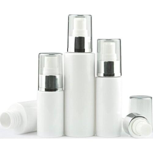 40ml 50ml 100ml white Spray Bottle/Emulsion Liquid Bottle Travel Portable Refillable Empty Lotion Bottles F1366