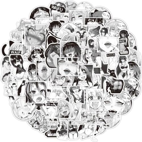 5/10/50pcs Hentai Sexy Bunny Girl Stickers Otaku Welfare Cartoon Illustration Decal Laptop Skateboard Truck Waterproof Sticker