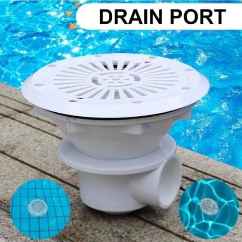 Swimming Pool Main Drain Port Spa Aquarium Replacement Swimming Pool Pond Drainage Port Mesh Strainer Water Outlet Accessories