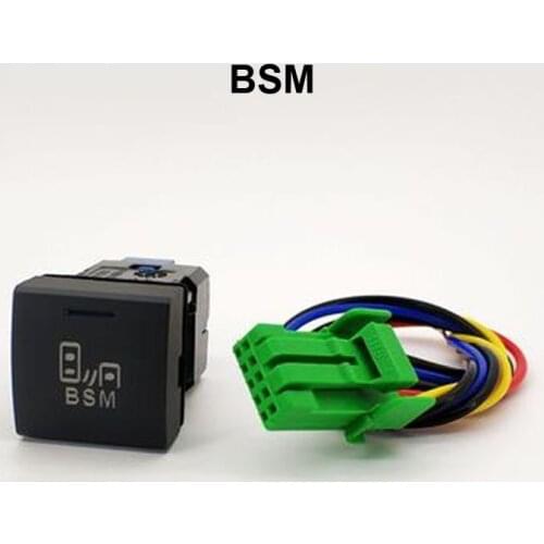 DRL Battery BSM Automatic Headlight Front Fog Light Rear Fog Light Switch Button Wire For Toyota Camry 2018-2019