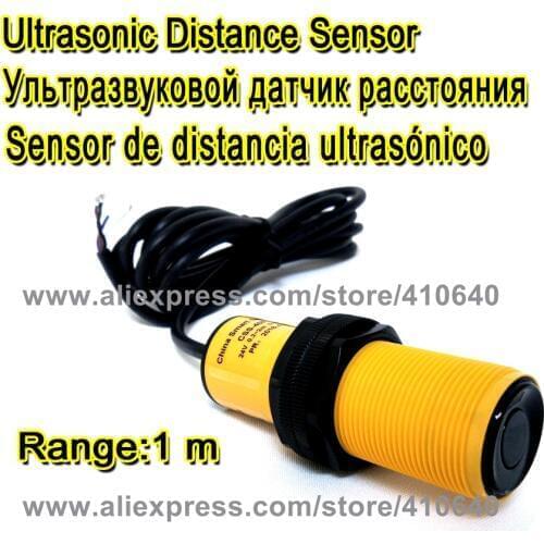 Long Distance Ultra-sonic Sensor Range 1 Meter Output 0 To 5V Working Voltage 12 To 24V DC with Very Good Quality Componets