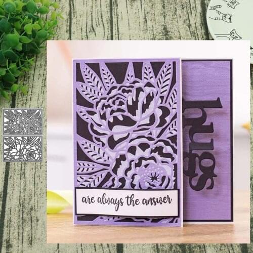 Daisy Overlap Board METAL CUTTING DIES Stencil Scrapbooking Photo Album Card Paper Embossing Craft DIY