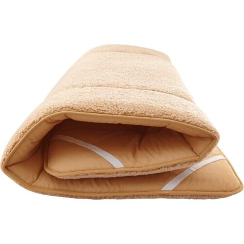 Household thickened warm mattress upholstered lamb velvet mats single student dormitory bed double bed mattress