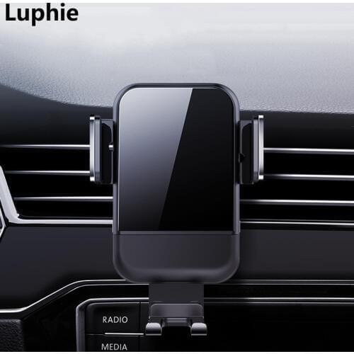 Smart Wireless Car Charger Mount Automatic Clamp 10W Qi Fast Charging Car Wireless Charger Holder Stand Rotatable Quick Charger