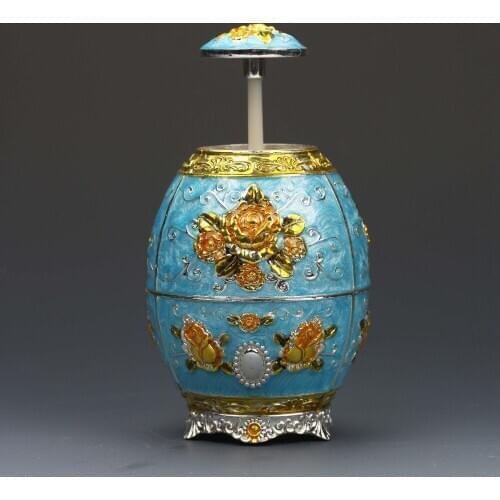 Chinese Exquisite Cloisonne Handwork Carved Flower Toothpick Box