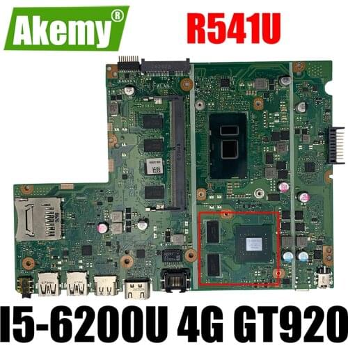 R541U for ASUS X541UV X541UVK A541U X541UJ F541U X541U K541U laptop motherboard mainboard 100% test OK I5-6200U cpu 4G/RAM GT920