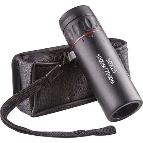 High Definition Monocular Telescope 30X25 Waterproof Mini Portable Military Zoom 7X Scope for Travel Hunting Camping Accessories