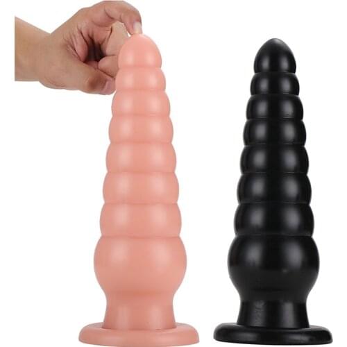 2021 New Anal Plug Pull Bead Dildo Sex Toys For Women /Men Masturbators Big Butt Plug Spiral Dilator Vaginal Female Anal Toys