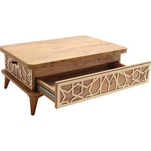 New Modern Kolex Smart Openable Coffee table 3 Stage Drawers Pedestal coffe table table basse