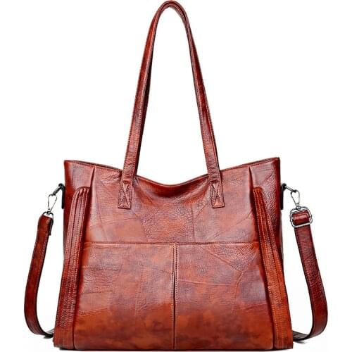 Luxury Handbags Large Capacity Tote Bags for Women Main Women Bags Designer Bags Women Shoulder Bags Vintage Pu Leather