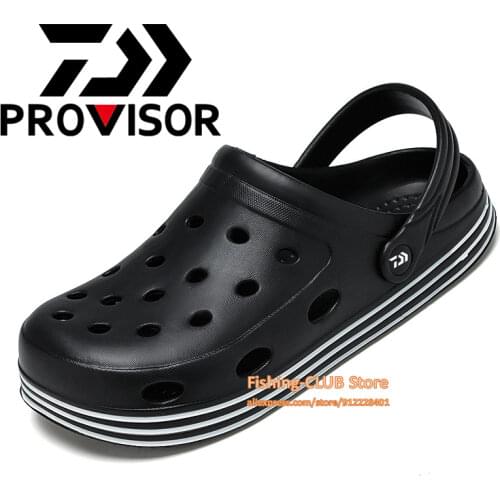 Unisex Daiwa Fishing Sandals Beach Outdoor for Women Breathable Footwear Water Shoes Non-Slip Wading Slippers Men Summer 2021