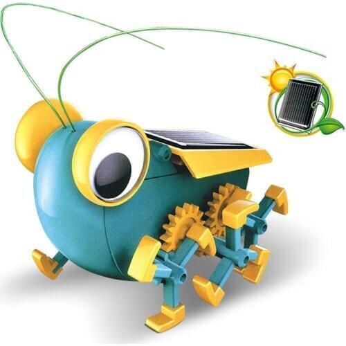 STEM Educational tecnologia Toys for Children Science Experiment Technology Solar Crawler Hot Toy DIY stem toys for kids Puzzle