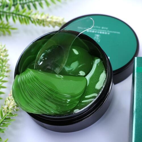 BISUTANG Hydrating Seaweed Moisturizing Eye Mask to Remove Bags and Dark Circles Green Eye Mask