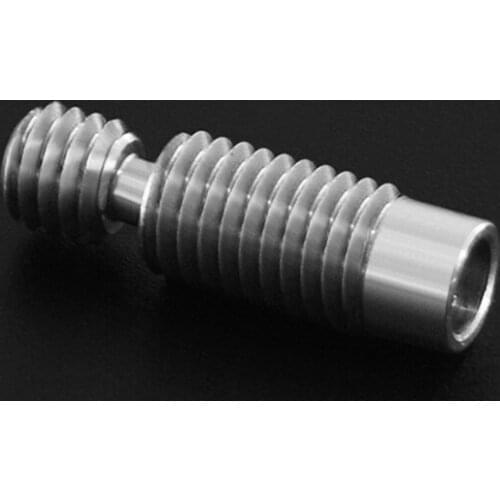 69HA High Quality V6 Titanium Alloy Heat Break for E3D V6 Hotend Heater Block 1.75mm Filament Smooth 2Pcs