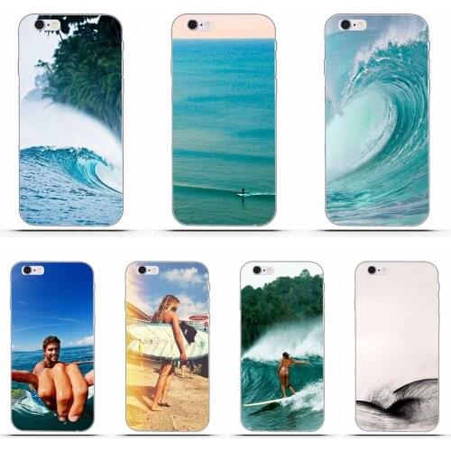 Wexoeq For Sony Xperia Z Z1 Z2 Z3 Z4 Z5 compact Mini Premium M2 M4 M5 T3 E3 E5 XA Soft Phone Surfing Wave Tumblr Good Vibrations