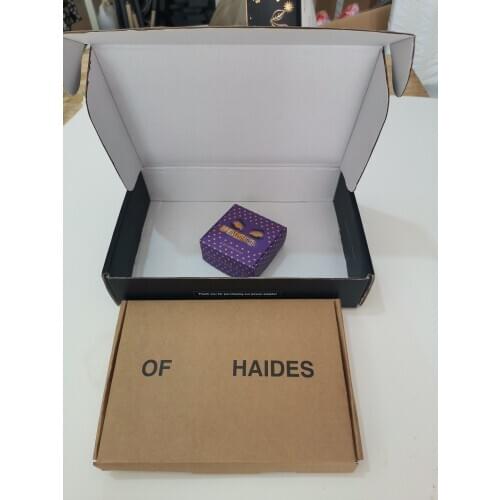 1000pcs paper box Manufacture Custom logo Corrugated shipping Mailer boxes gift packaging box printed design