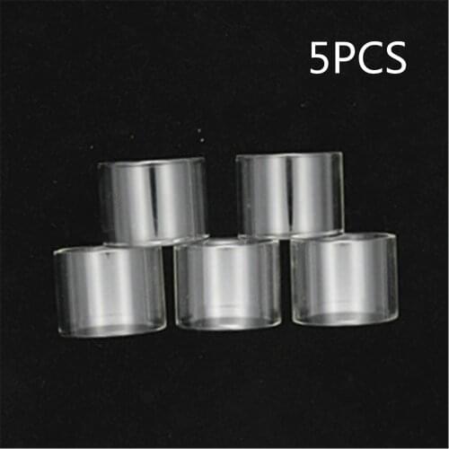 FATUBE 5pcs straight mini glass cups for NANO tfv4 Micro TFV4 Plus mini R-Steam Nano One kit Pyrex Glass tank GLASS TUBE