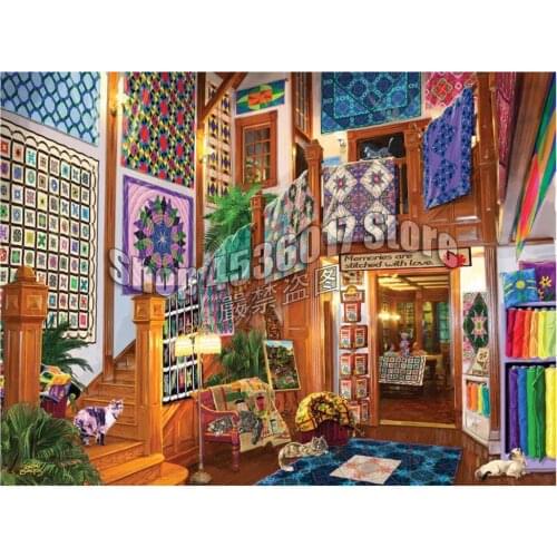 5d Diy Diamond Painting Cross Stitch Kits Diamond Embroidery Sewing & Quilting Design & Decor Diamond Mosaic Landscape Gift