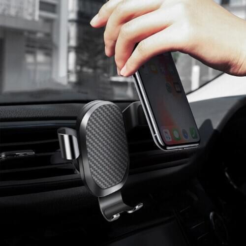 Car Phone Holder Mobile Phone Holder for Car Holder Phone Stand Steady Fixed Bracket Support Gravity sensing Auto Grip