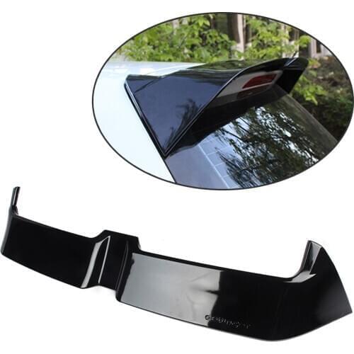 Car Rear Trunk Lip Spoiler Trim For VW Golf MK7 7.5 2014 2015 2016 2017 2018 2019 Glossy Black Tail Wing Cover