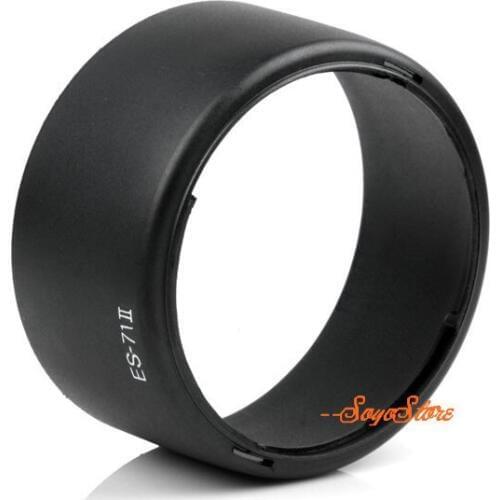 10pcs/Lot Reversable ES-71II ES71II Lens Hood for Canon EF 1.4/50mm USM with track number