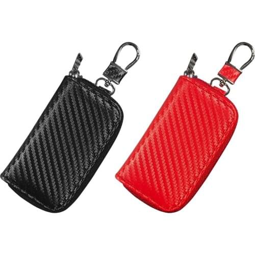 Car Key Signal Blocker Case Faraday Bag Signal Blocking Shield Case Anti-thief Protector Pouch for Car Keys Blocking Wifi/GSM/RF