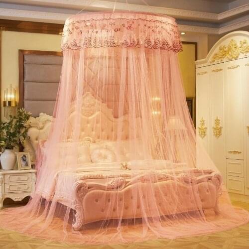 Kid Baby Bed Canopy Bedcover Mosquito Net Curtain Bedding Romantic Baby Girl Round Dome Tent Cotton