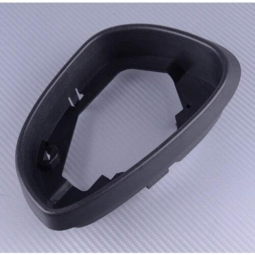 DWCX Right Side Door Wing Rear View Mirror Trim Cover Frame Fit for Ford Fiesta MK7 2009-2011 2012 2013 2014 2015 2016 2017