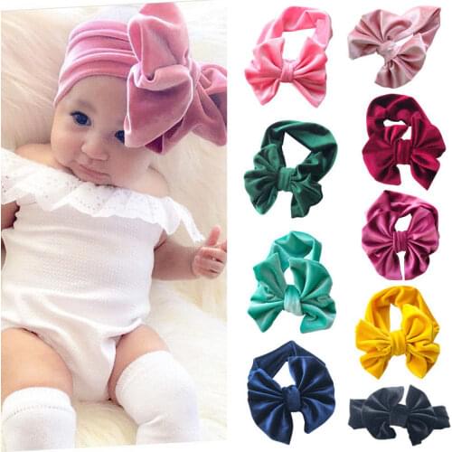 Bowknot Baby Girl Kids Headband Flower Elastic Hairband Accessories Headwear Accessories