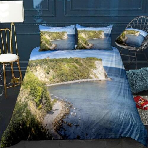 BALTIC SEA Cape Arkona Quilt Cover Pillowcase 3Piece Comforter Bedding Set With Pillow Case Single Double Duvet Cover