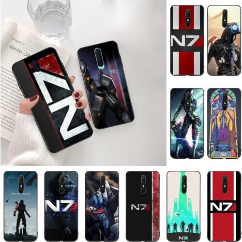 Mass Effect N7 Soft Phone Case Capa For Oppo A5 A9 2020 A5S Reno2 z Renoace 3pro Realme5Pro