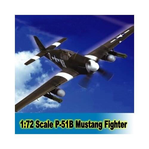 Assembly Model Building Kit 1:72 Scale UK P-51B "Mustang" fighter Airforce Airplane Model Assembly Kits 80242