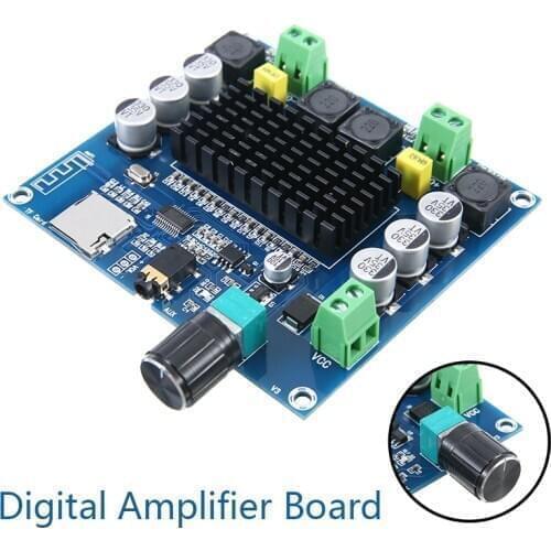 Adjustment TDA7498 Digital Amplifier Board Dual 100W*2 Stereo Audio Speaker Module Fit for Mobile Phone MP3 Amplificador Parts