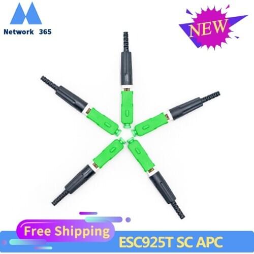 New product 100pcs/lot ESC925T SC APC Single-Mode SC APC Optical Fiber quick connector SC Embedded type