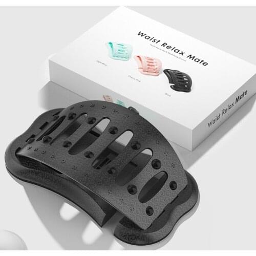 Waist Relax Mate Stretch Equipment Back Massager Stretcher Fitness Lumbar Support Relaxation Mate Spinal Pain Relief Massager