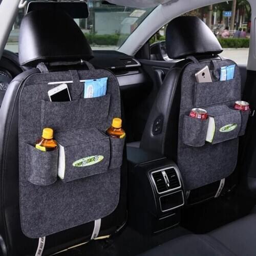 Universal Multi-Pocket Car Storage Back Seat Organizer Holder Convenient Waterproof Travel Bag Stowing Tidying Car Accessories