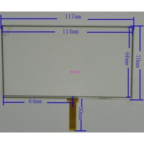 Original new 5 inch touch frame 117 * 70 E Road, Air O VX580 580R GPS Car Touch Screen Touch Screen