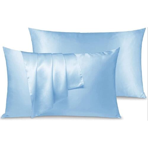 Peter Khanun Luxury Polyester Pillow Case Bedding Pillowcase Cooling Pillow Covers with Zipper Standard Queen King Size,2 Pcs