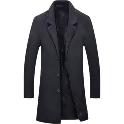 Мужские шерстяные пальто SLLINK China At AliExpress